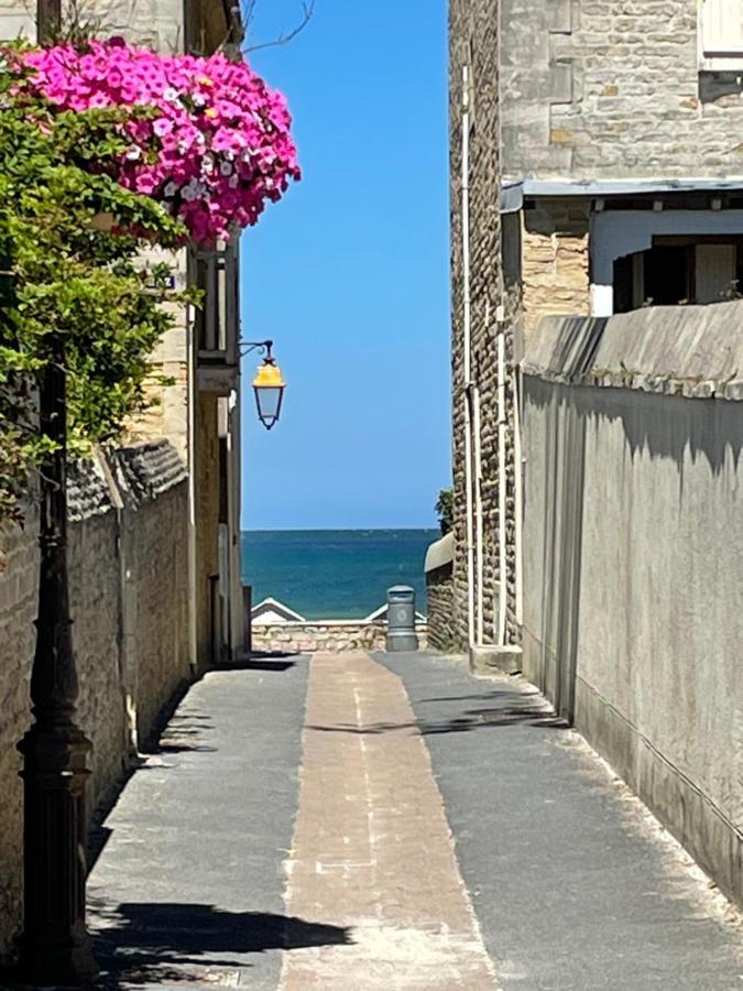 Saint-Aubin-Sur-Mer: Bel Appartement Traversant Esterno foto