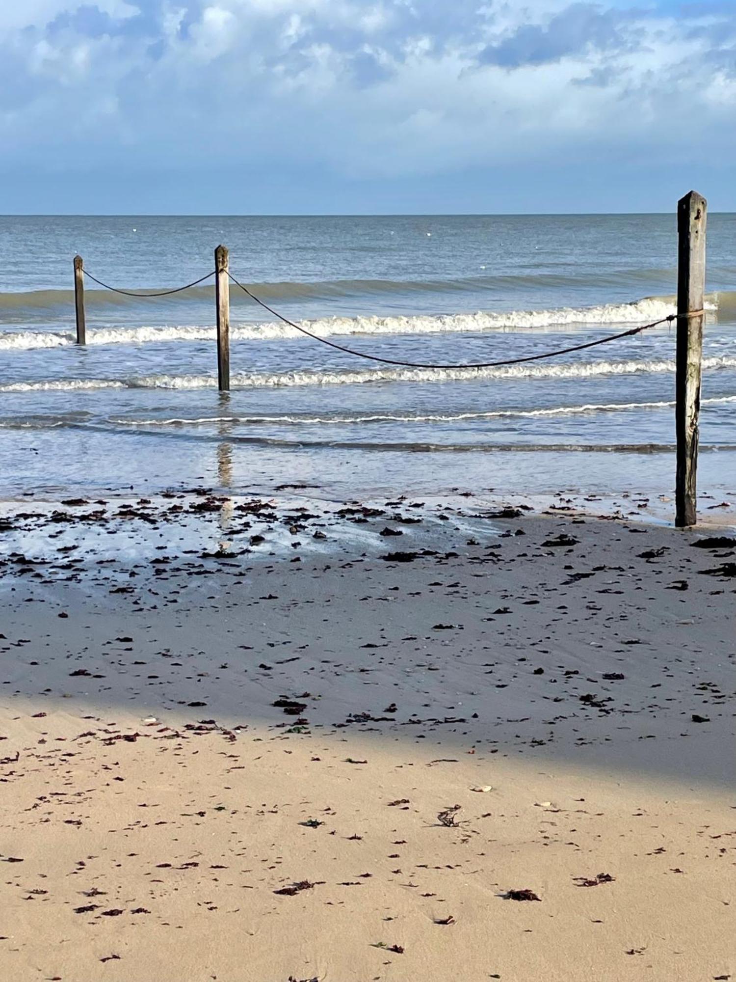 Saint-Aubin-Sur-Mer: Bel Appartement Traversant Esterno foto